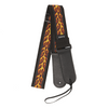 My Fave Guitar Strap in Orange Flame