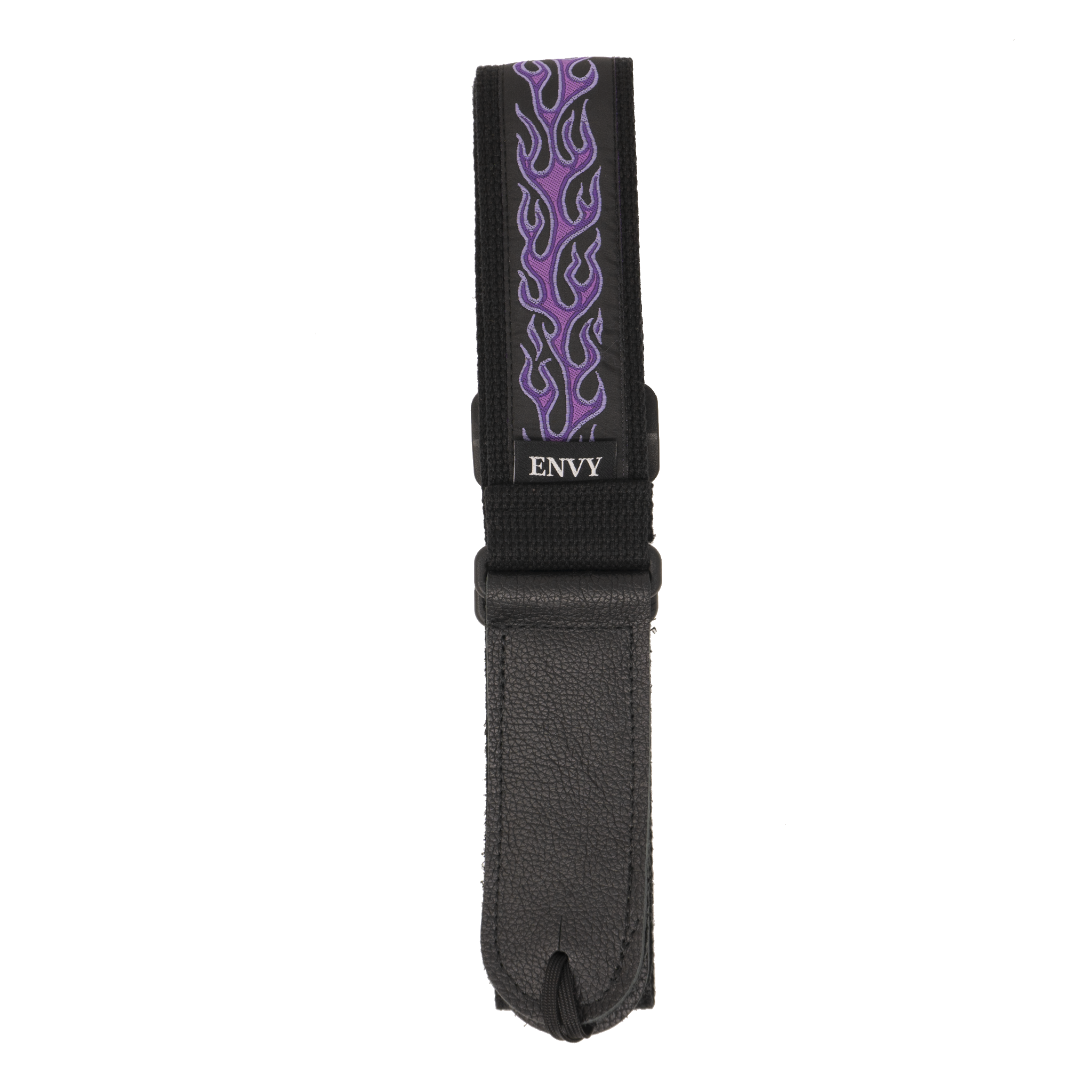 My Fave Guitar Strap in Purple Flame