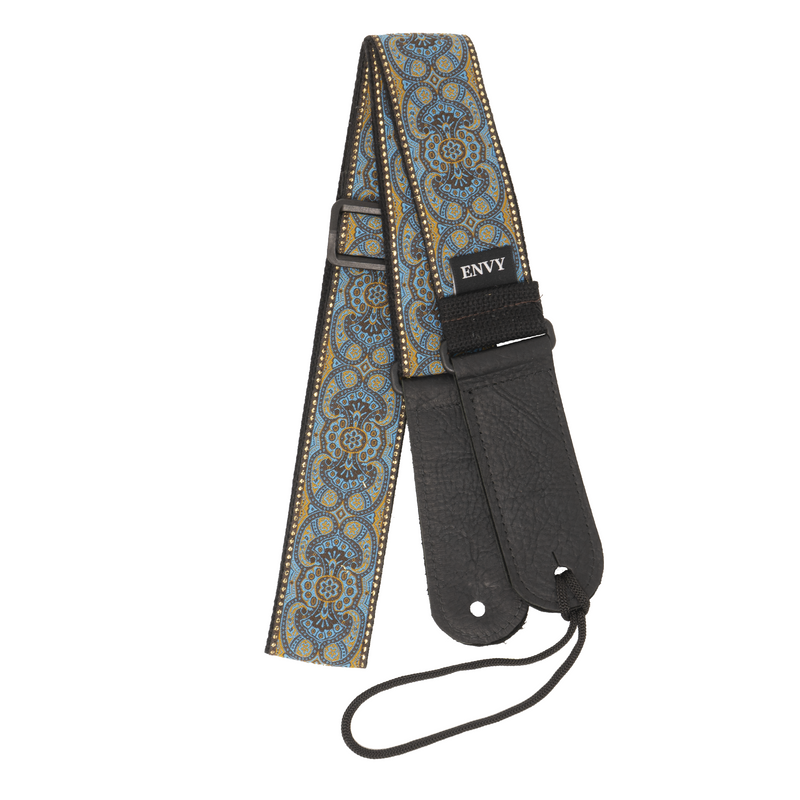My Fave Guitar Strap in Teal Renaissance