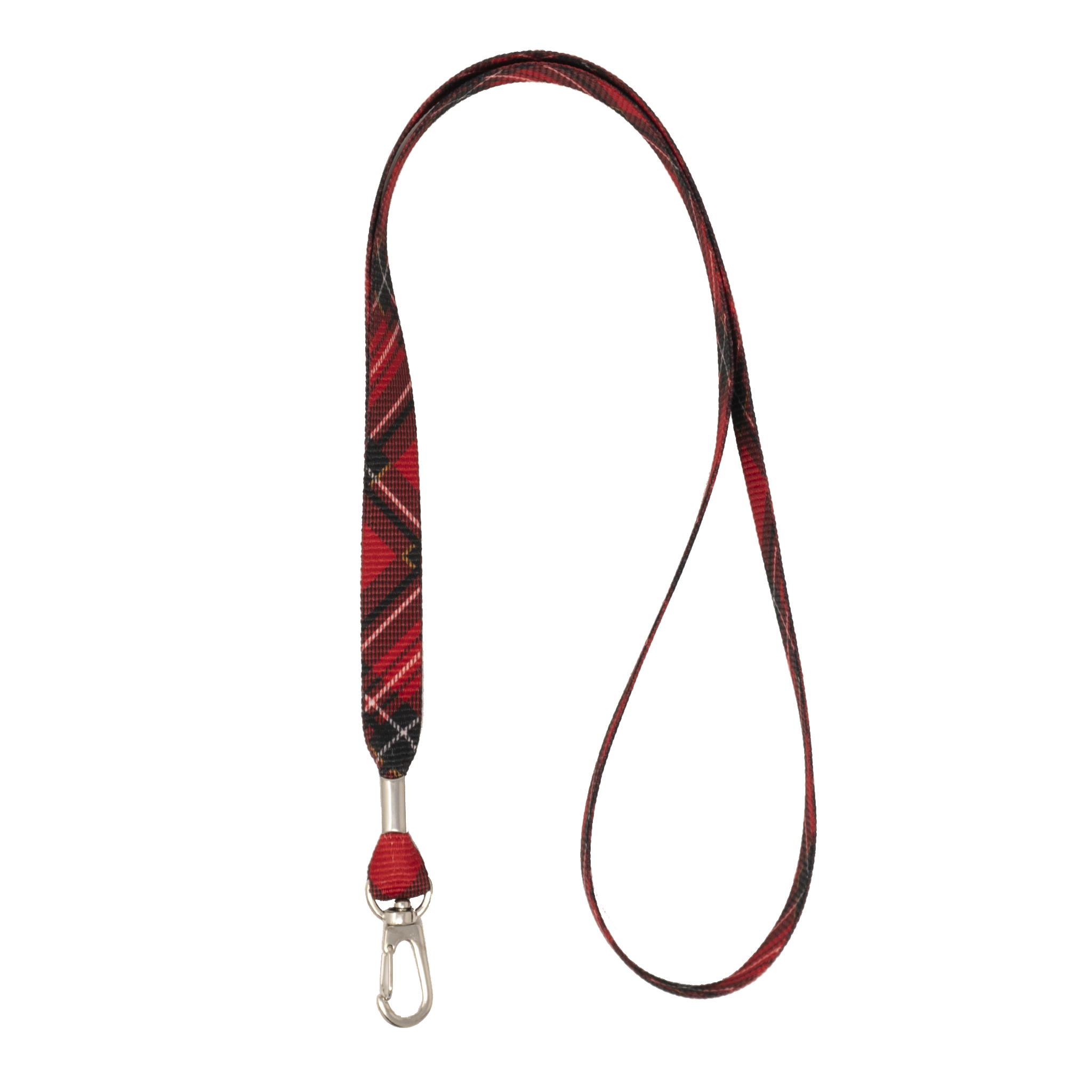 My Fave Lanyard in Red Plaid