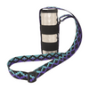 My Fave Water Bottle Strap - Purple & Teal Steps
